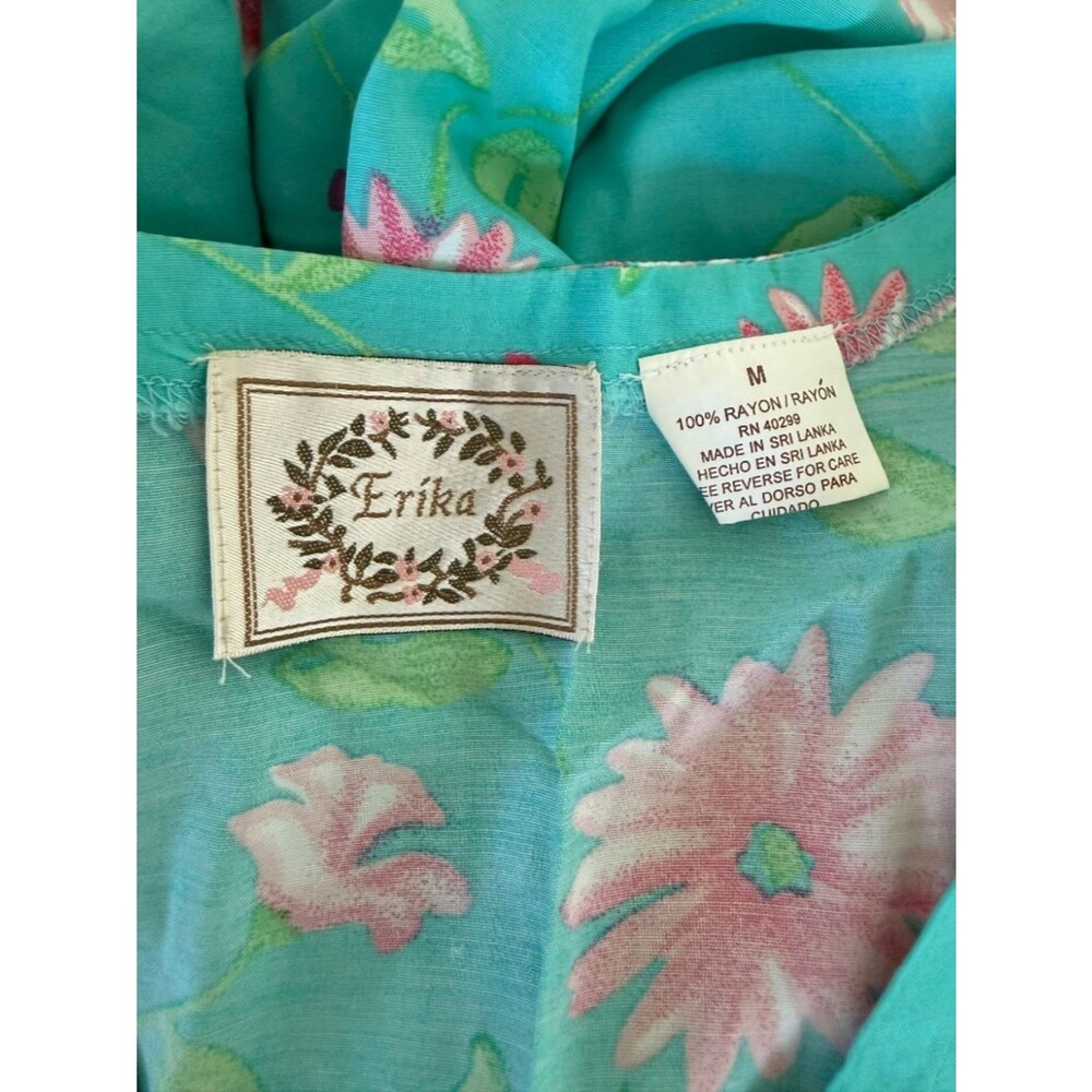 Erika Vintage Floral Print Long Dress - Picture 3 of 5